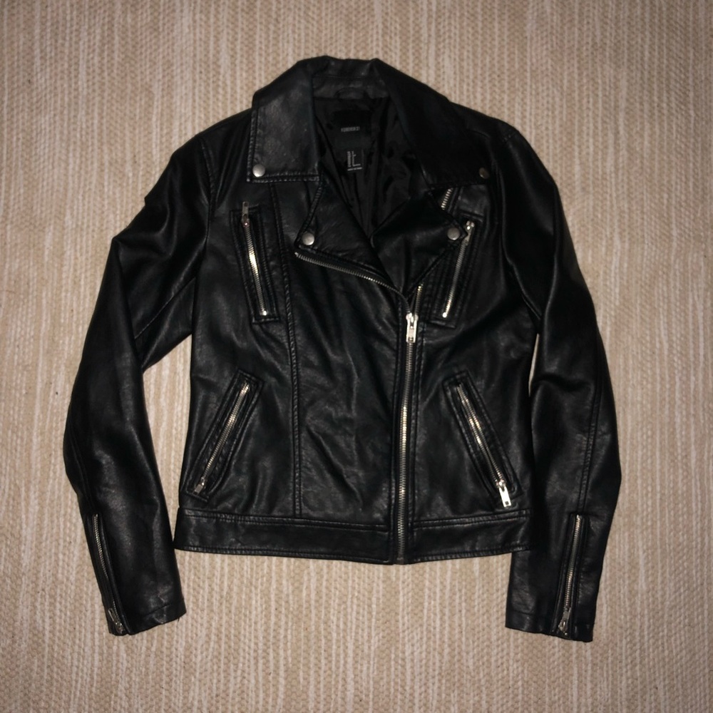 Faux Leather Jacket